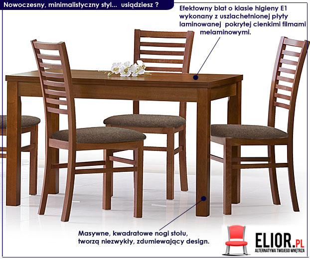 rozkładany stół kuchenny Tefo