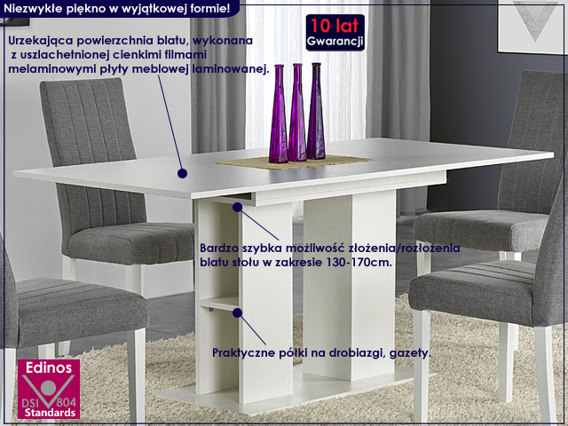 stół kortez dąb sonoma rozkładany