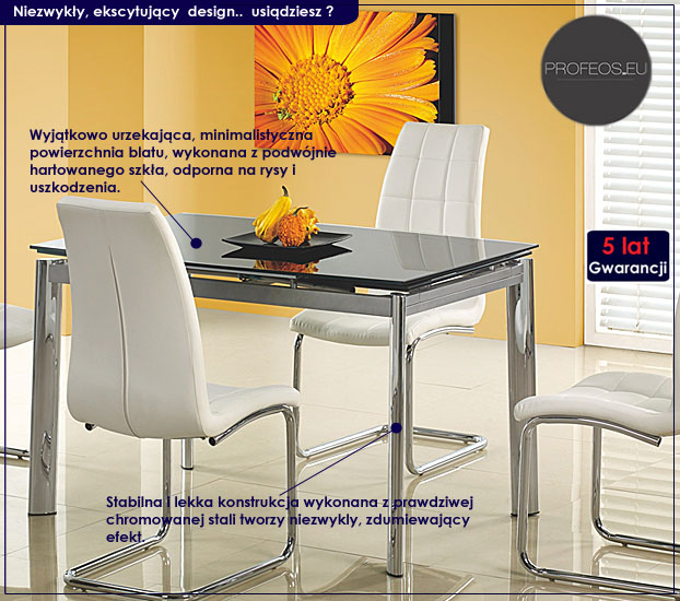 stół szklany Romaxo