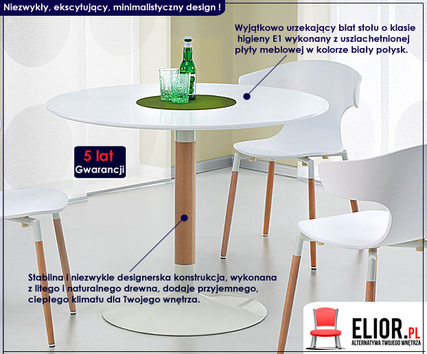 stół okrągły Korti