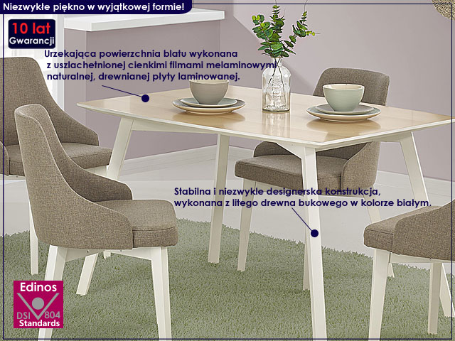 stół drewniany buk