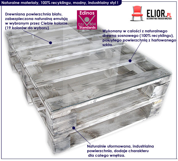 ława z palet skandynawska