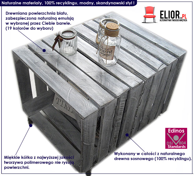 stolik kawowy styl skandynawski palletis