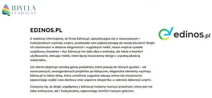 Podziękowania 