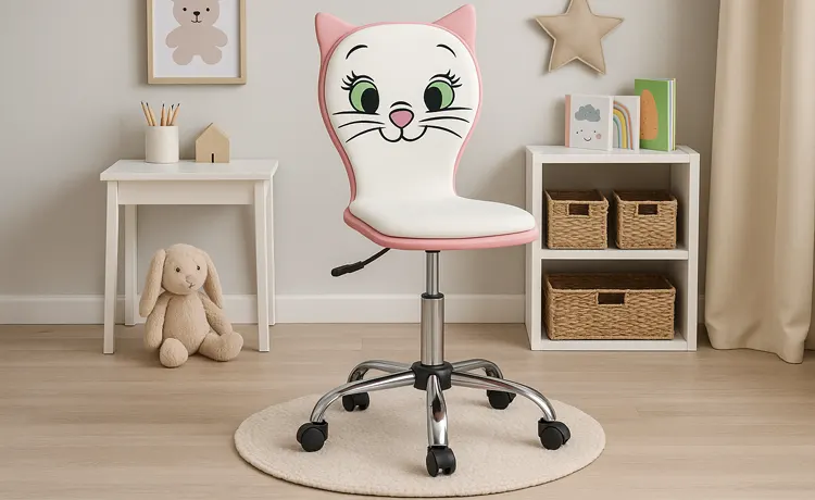 Obrotowy fotel w pokoju dziecka