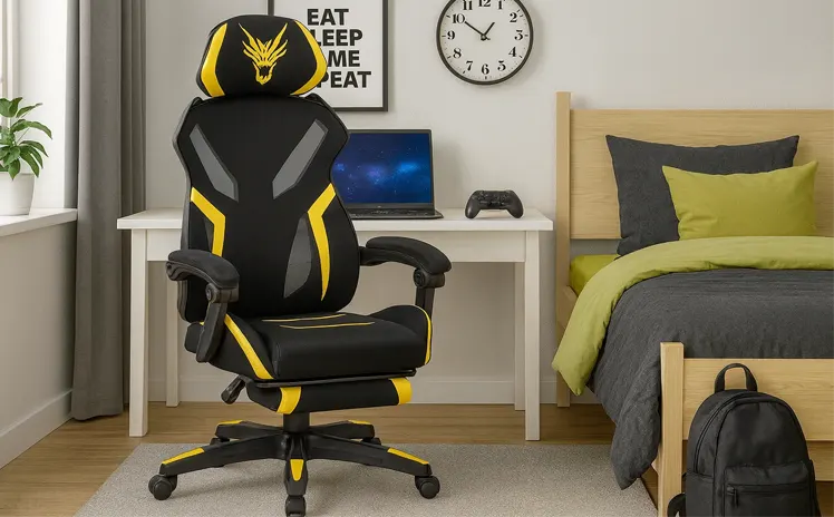 Fotel gamingowy w pokoju dziecka