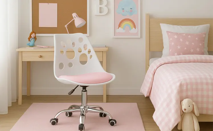 Fotel kubełkowy w pokoju dziecka