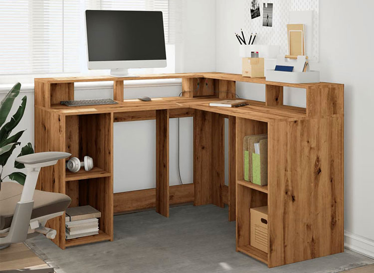 Narożne gamingowe biurko 