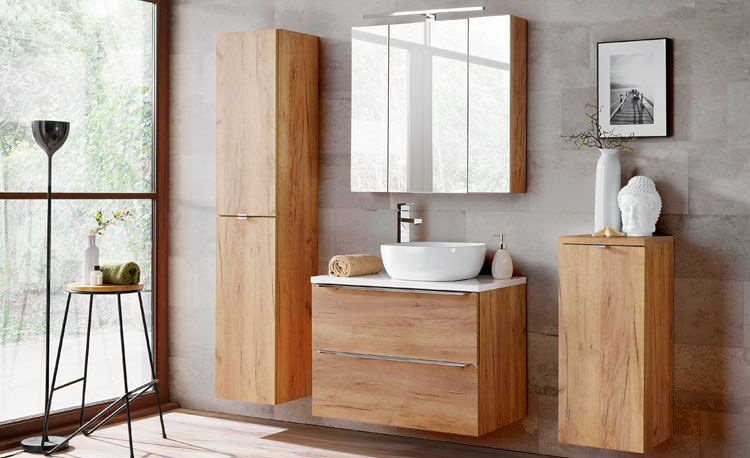 Komoda łazienkowa w kolorze dąb artisan 