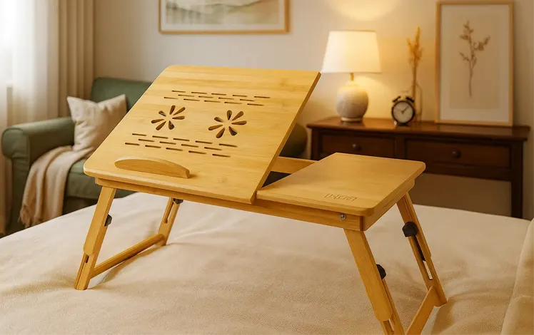 Bambusowa podkładka pod laptopa  