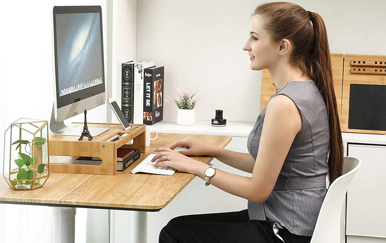 Bambusowa podładka na laptopa 