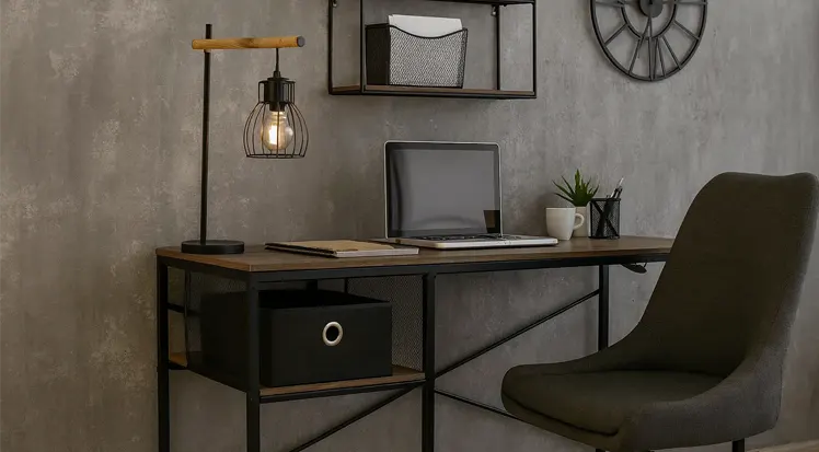 Industrialna lampka na biurko 