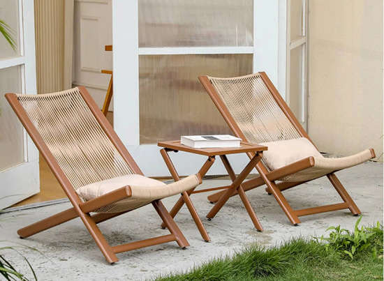 Nowoczesny komplet na balkon