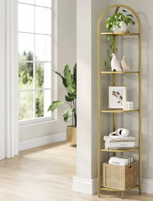 Półka narozna w stylu glamour  