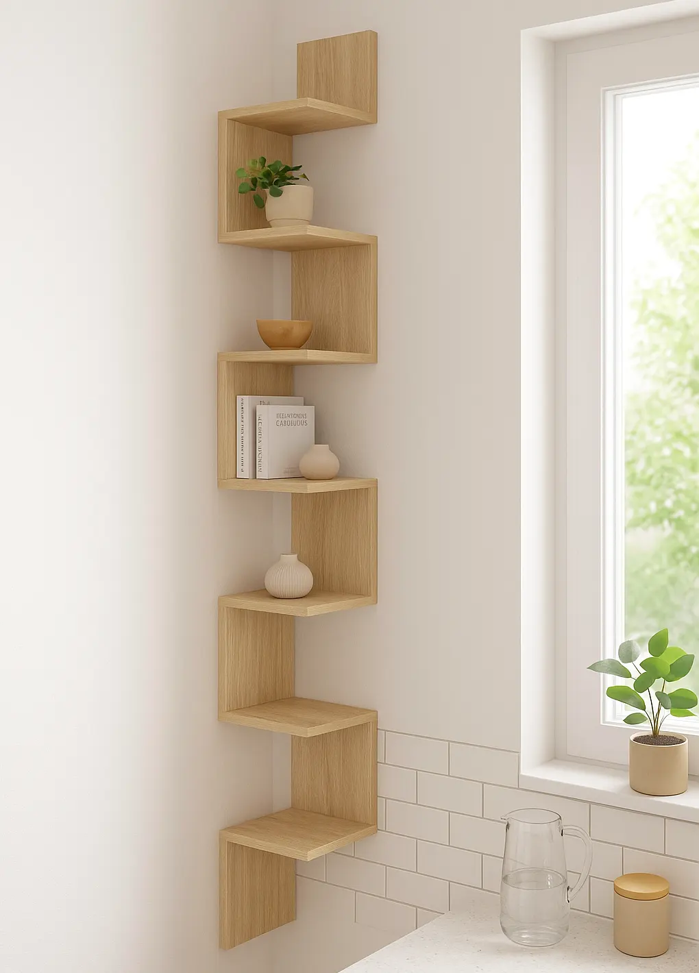 Narożna półka w kuchni 