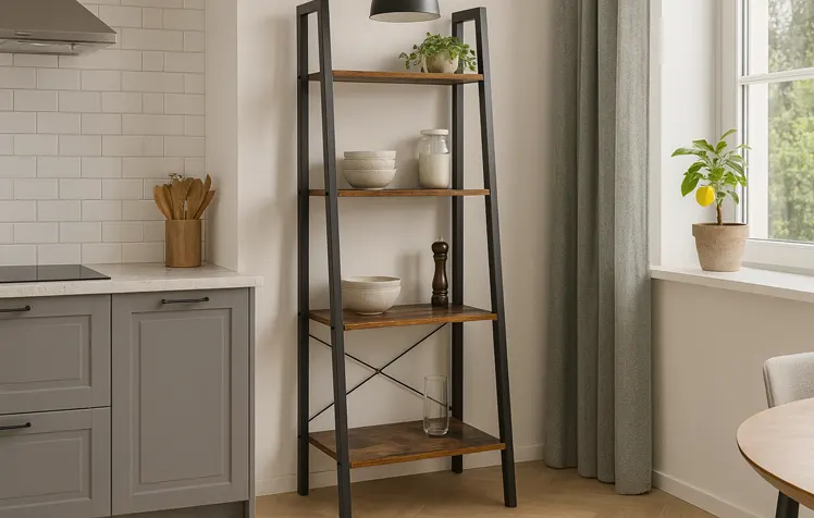 Regał kuchenny w stylu skandynawskim 