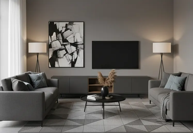 Aranażacja ściany z telewizorem 