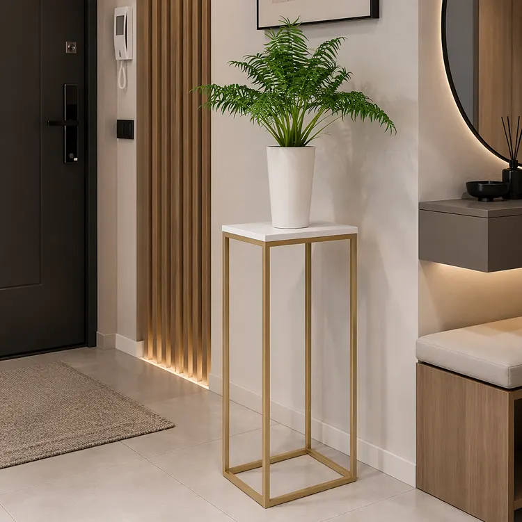 Stojak na kwiaty w stylu glamour