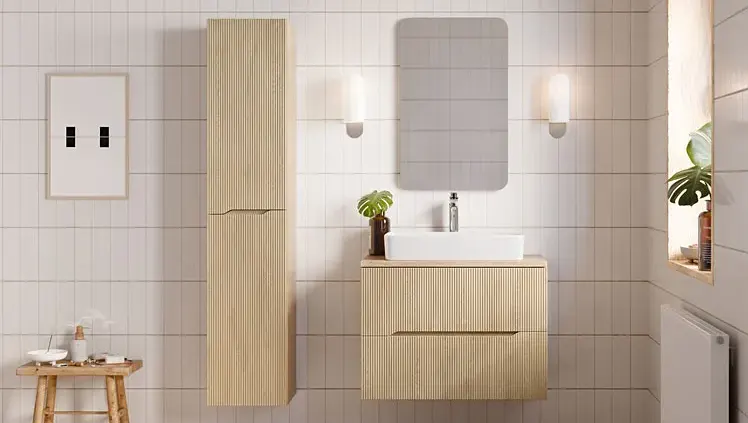 Podwieszana szafka łazienkowa