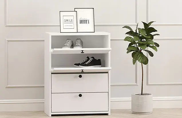 Szafka na buty w stylu skandynawskim 