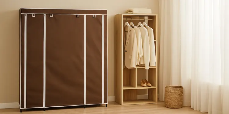 Szafa tekstylna zamykana na zamek